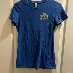 blue cotton duck tee never worn size med
